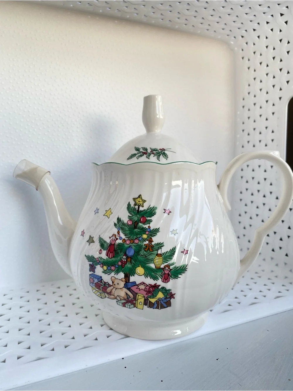 1940 Nikko Japan Collection Holiday Vintage XL Tea Pot NEW